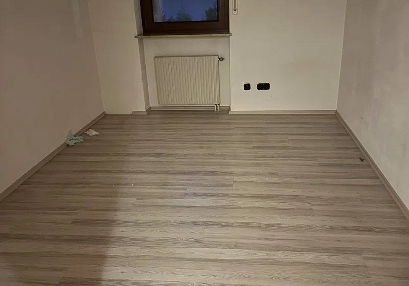 Die alte Wohnung, leergeräumt und übergabefertig